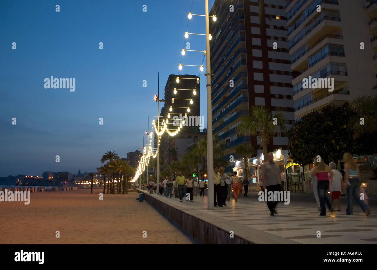 Benidorm Nightlife Stock Photos Benidorm Nightlife Stock Images