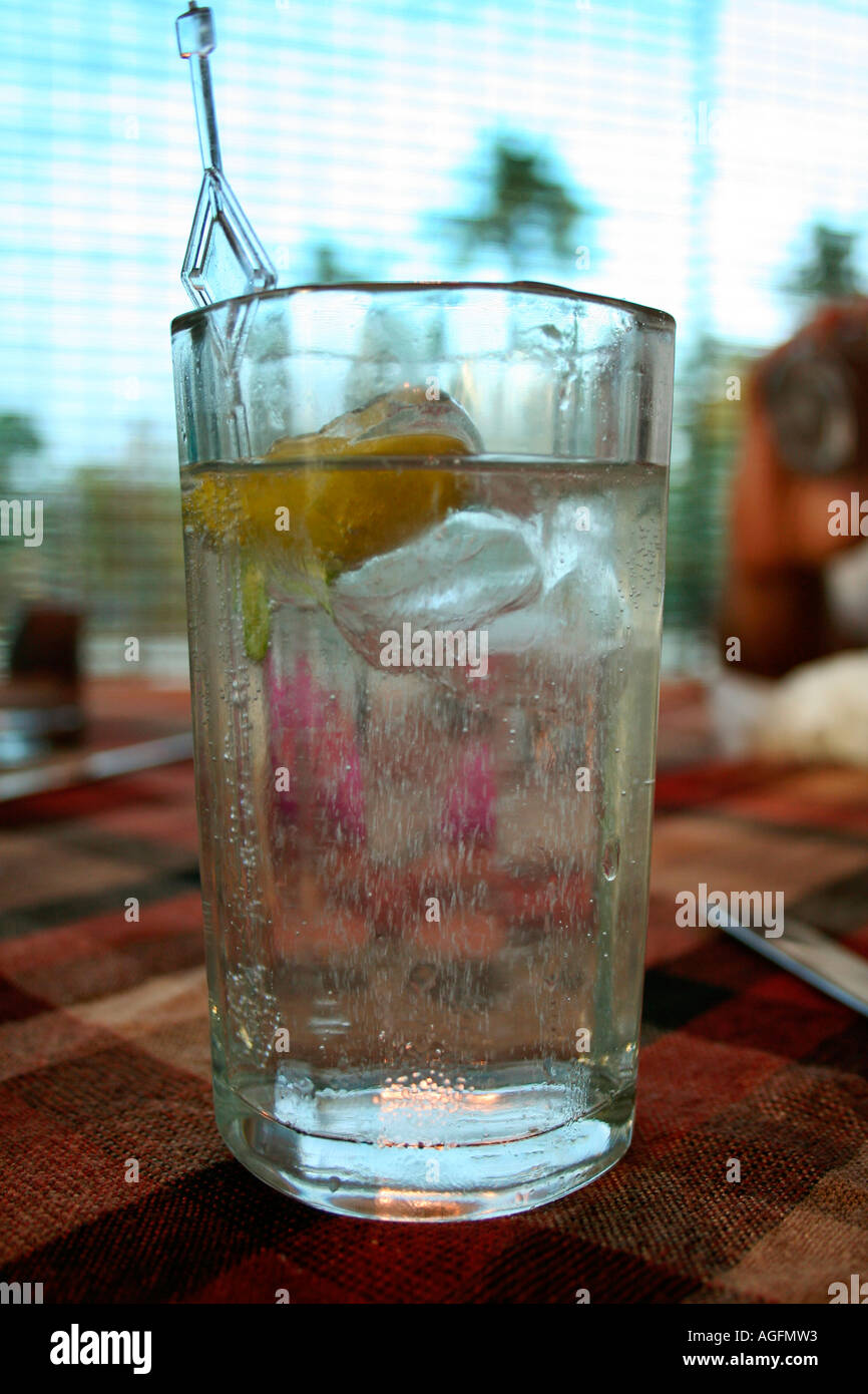 Glass of Vodka Stock Photo