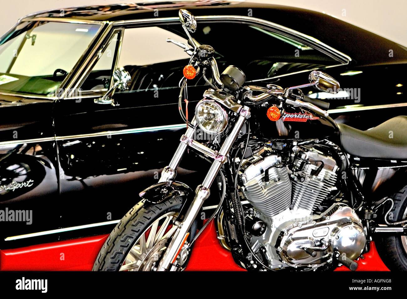 Custom built chopper hi-res stock photography and images - Alamy