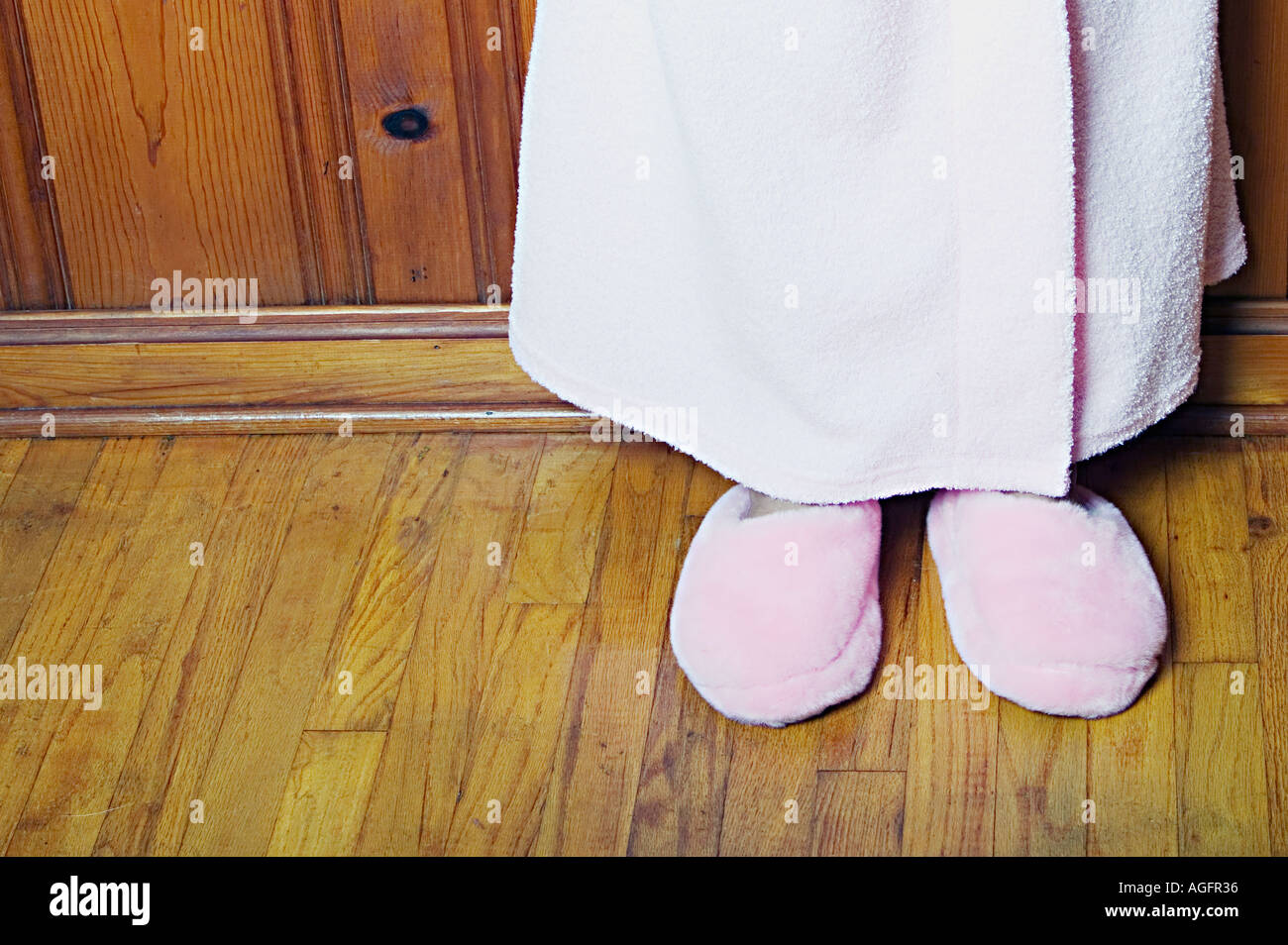 women wearing fuzzy slippers