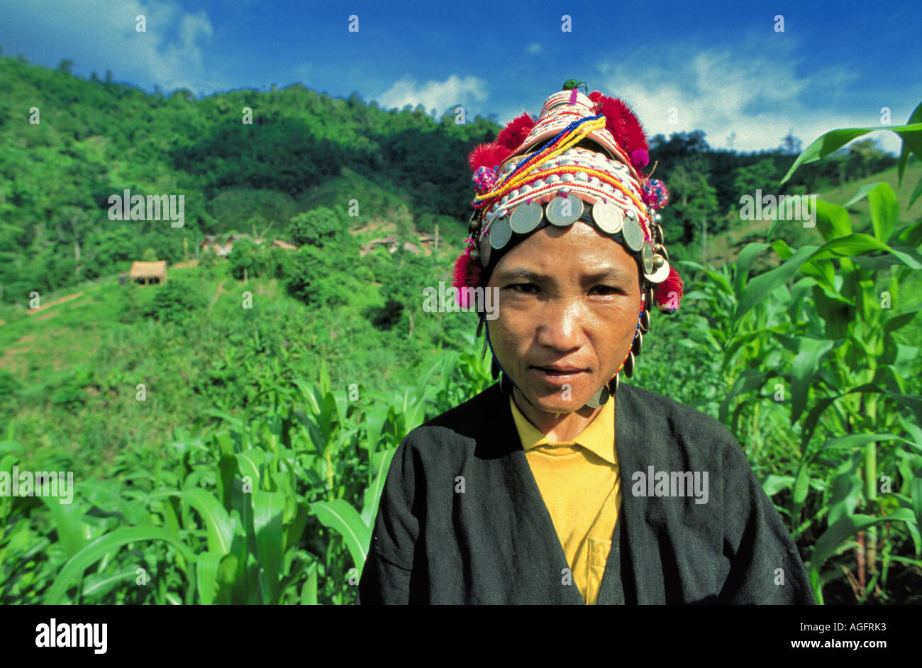Thailand woman akha hilltribe hi-res stock photography and images - Alamy