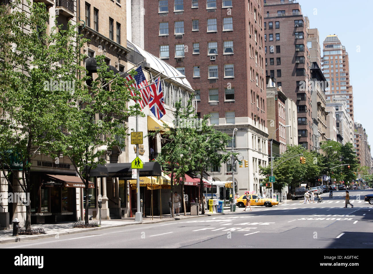 Madison Avenue Upper East Side Manhattan New York City USA Stock Photo