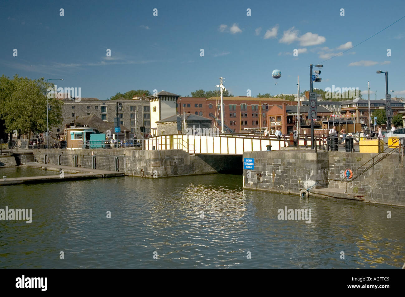 Prince Street Swing Bridge leading into Bathurst Wharf Redcliffe