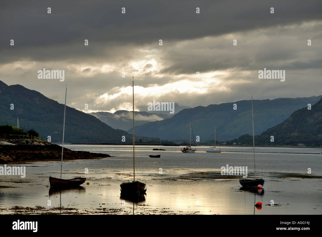 Early Morning in Plockton Scotland the U K Stock Photo