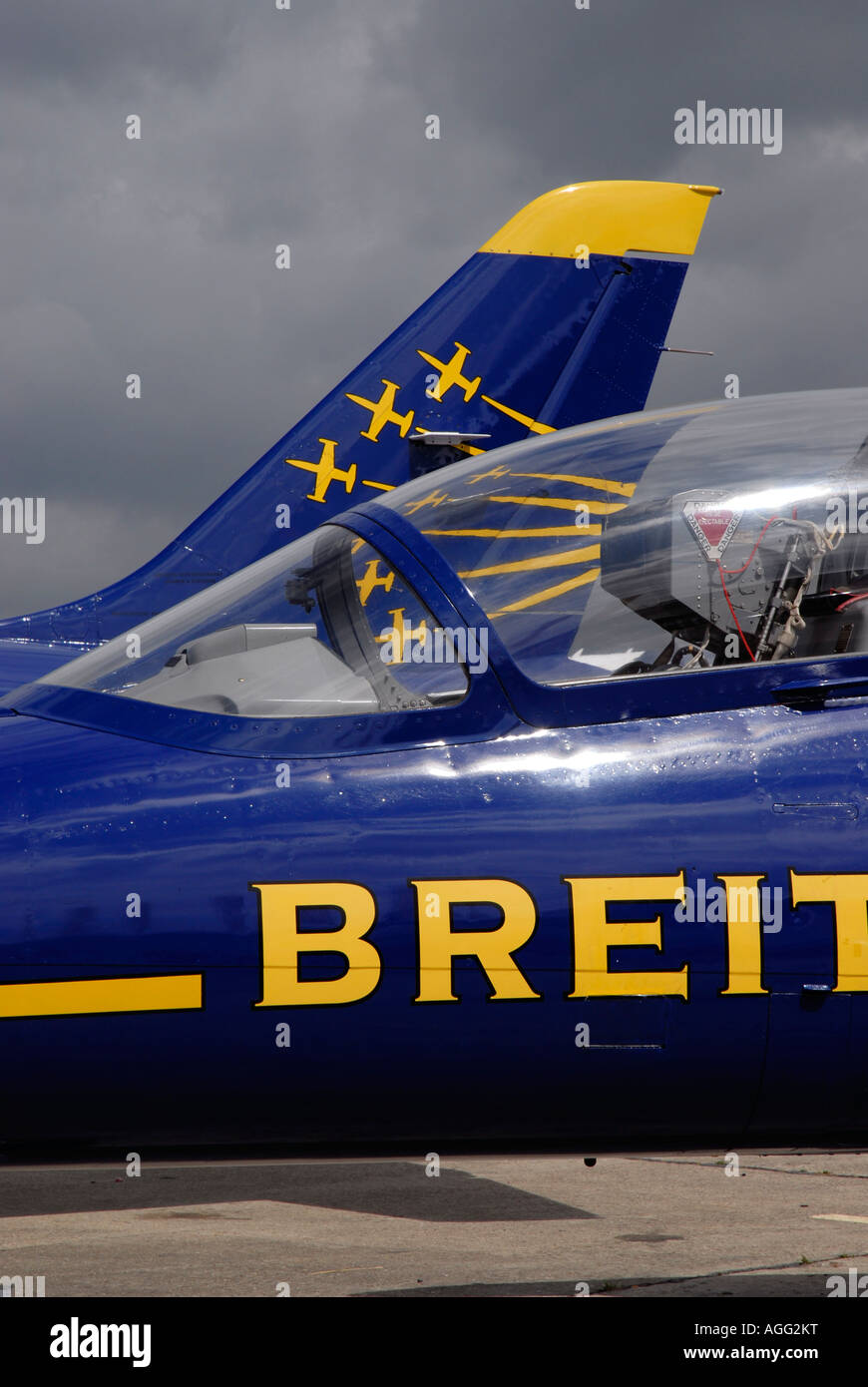Jet Team Breitling L 39 Albatros International Paris Air Show Le Bourget France Stock Photo Alamy