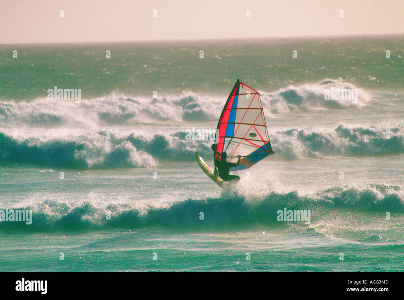 windsurfing at Cape of Good Hope, South Africa Stock Photo Alamy