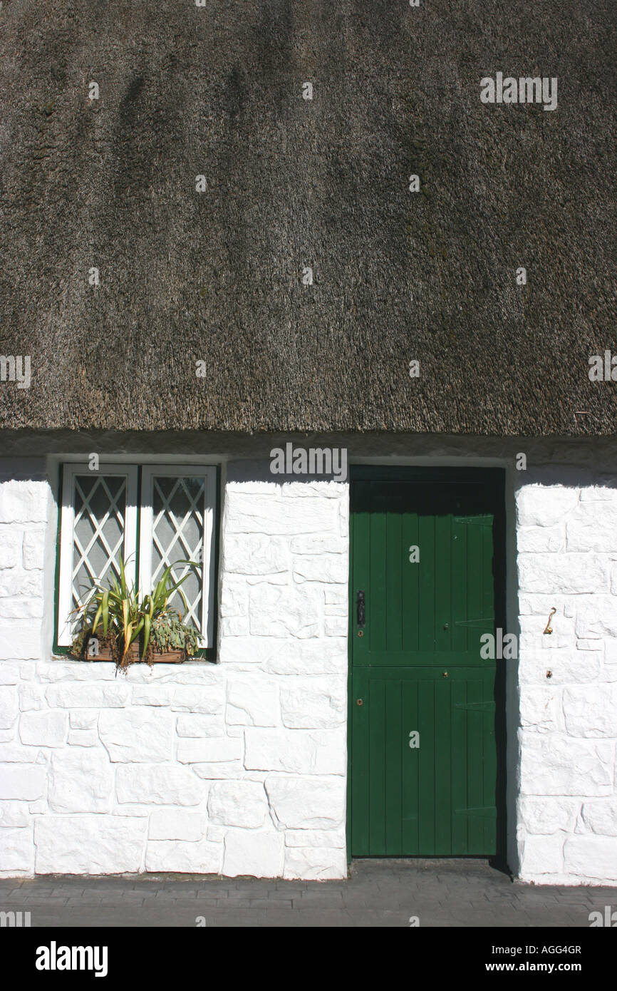The Quiet Man Cottage In Cong County Mayo Ireland Stock Photo