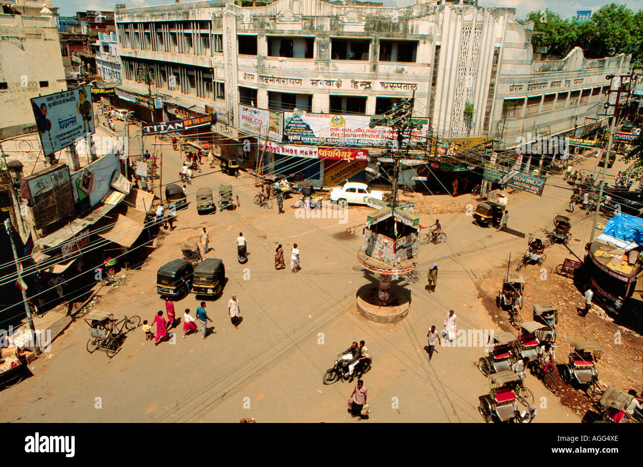 Traffic intersection, india hi-res stock photography and images - Alamy