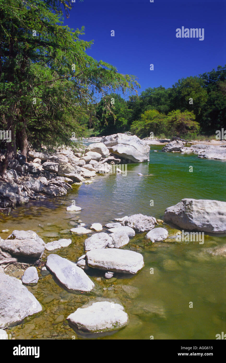 river Pedernales Falls State Park Texas Stock Photo Alamy