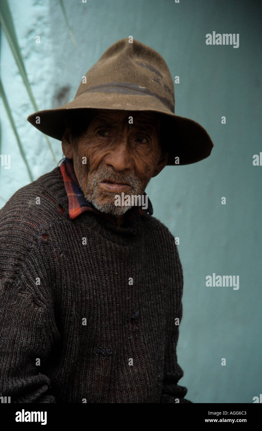 Old village man in lipp lecc peru Stock Photo - Alamy