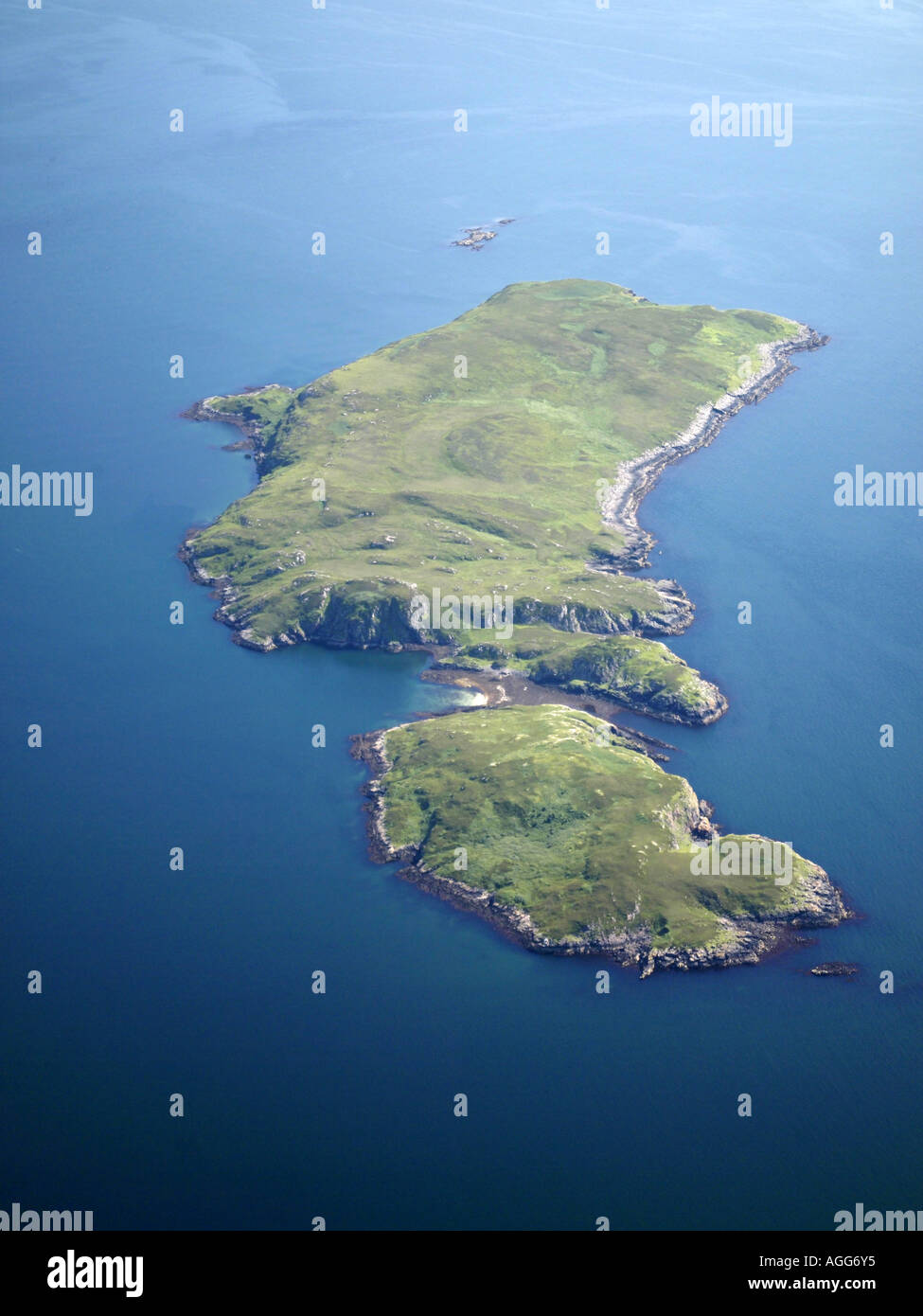 Horse Island in Loch Broom, off Ullapool, Wester Ross, Northern Scotland 2006 Stock Photo