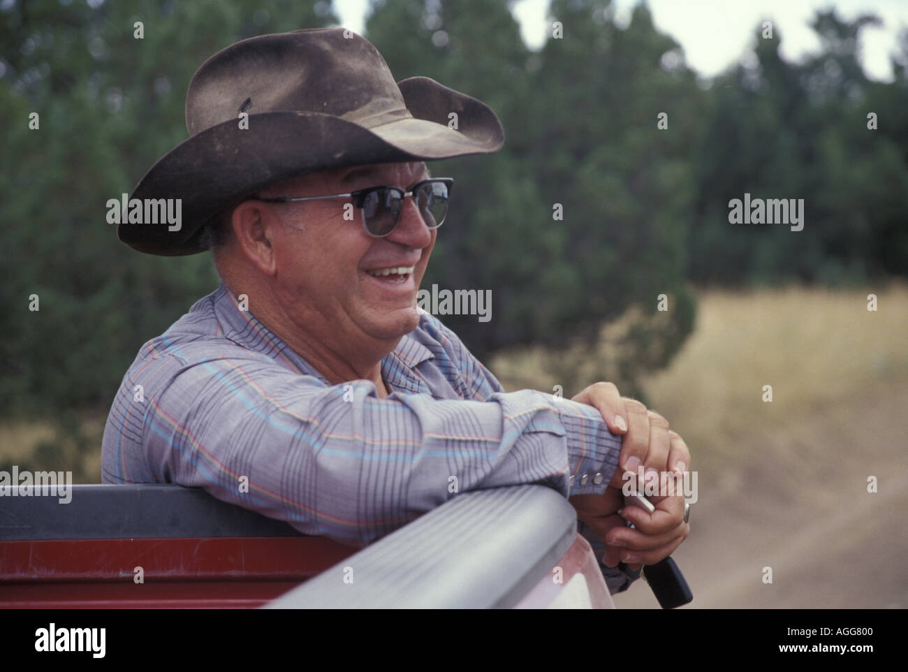 South Dakota rancher Stock Photo