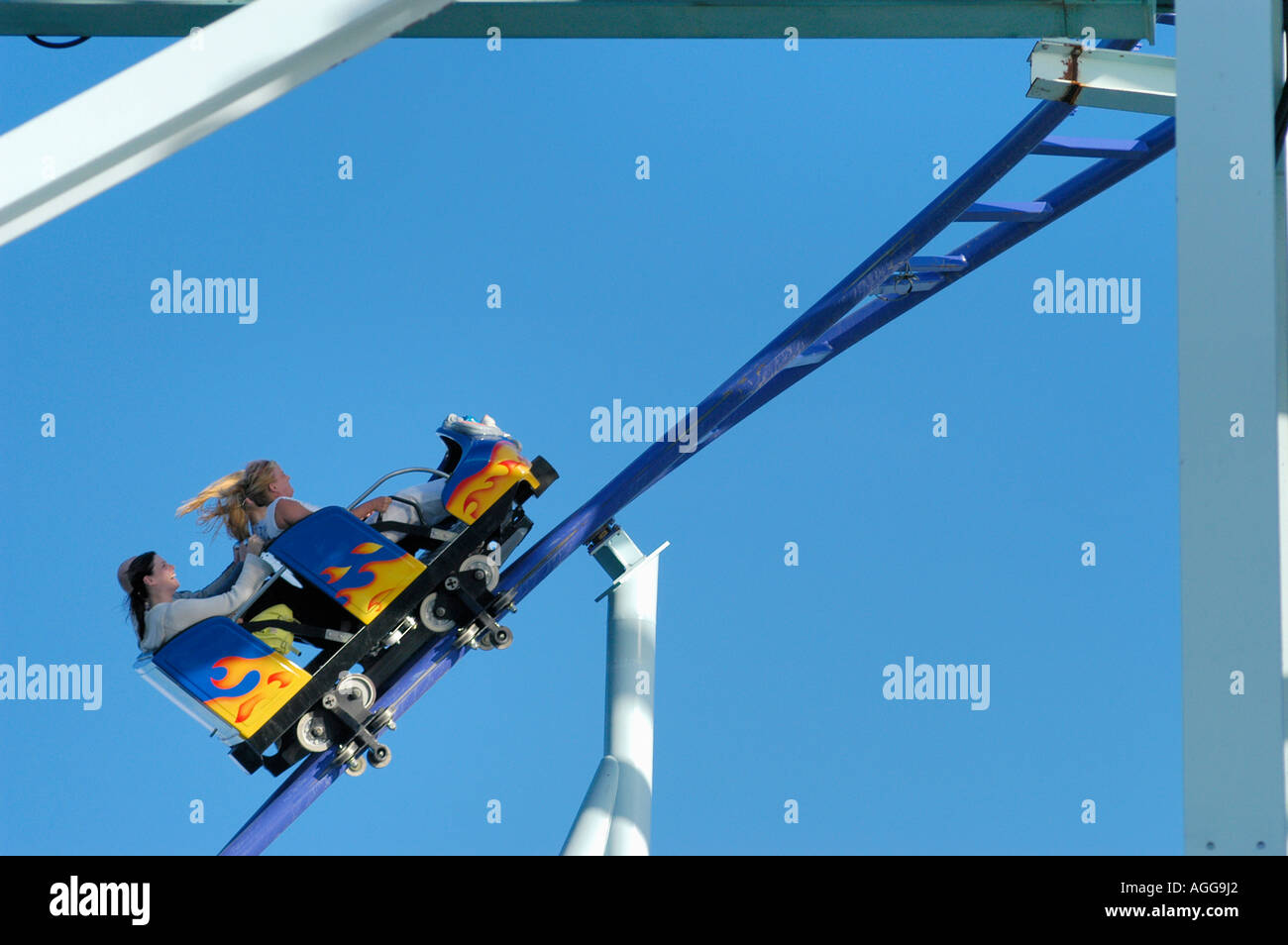 Rolocoaster In Amusement Park Stockholm Stock Photos & Rolocoaster ...