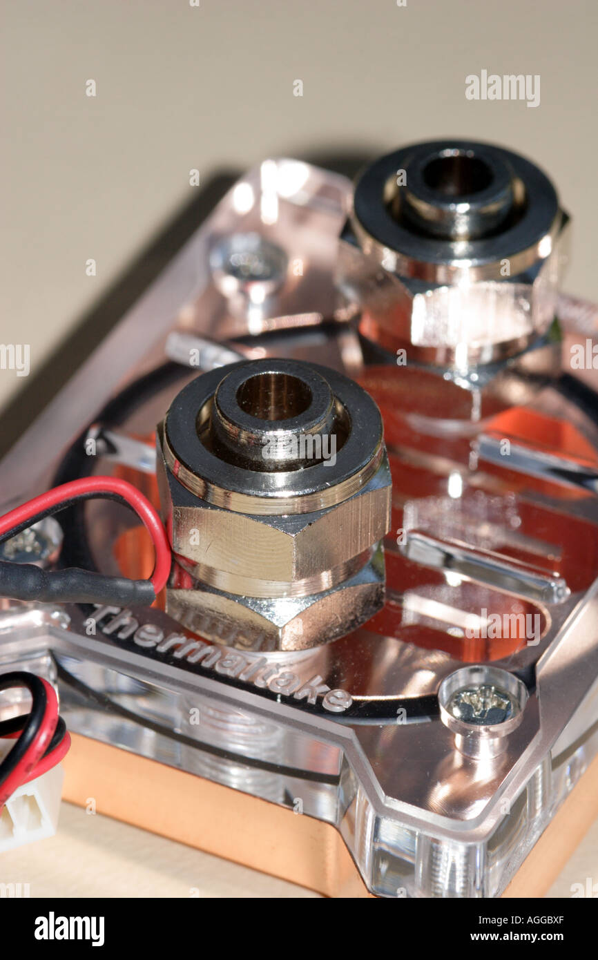 Liquid cooled heat sink Stock Photo Alamy