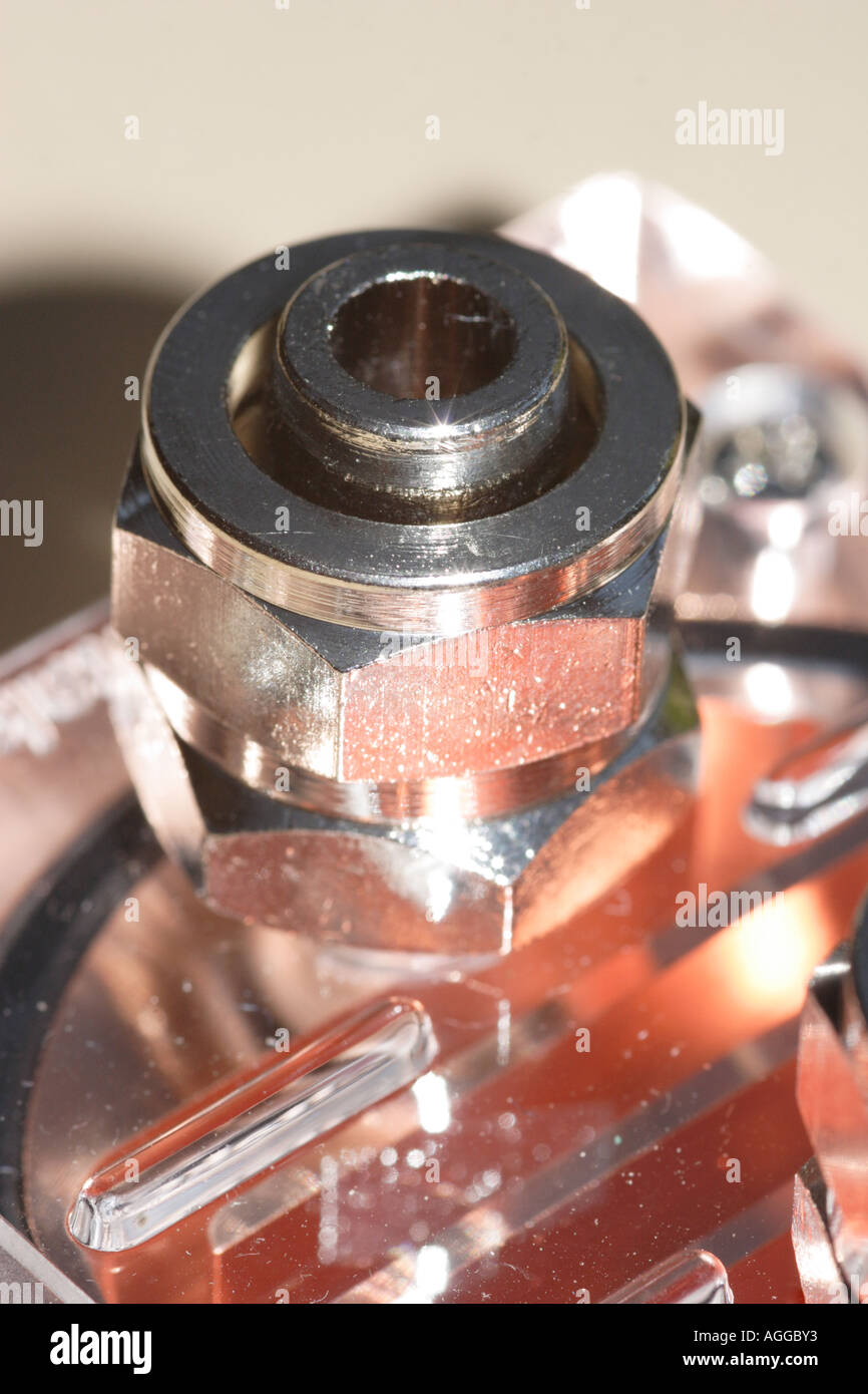Liquid cooled heat sink Stock Photo Alamy