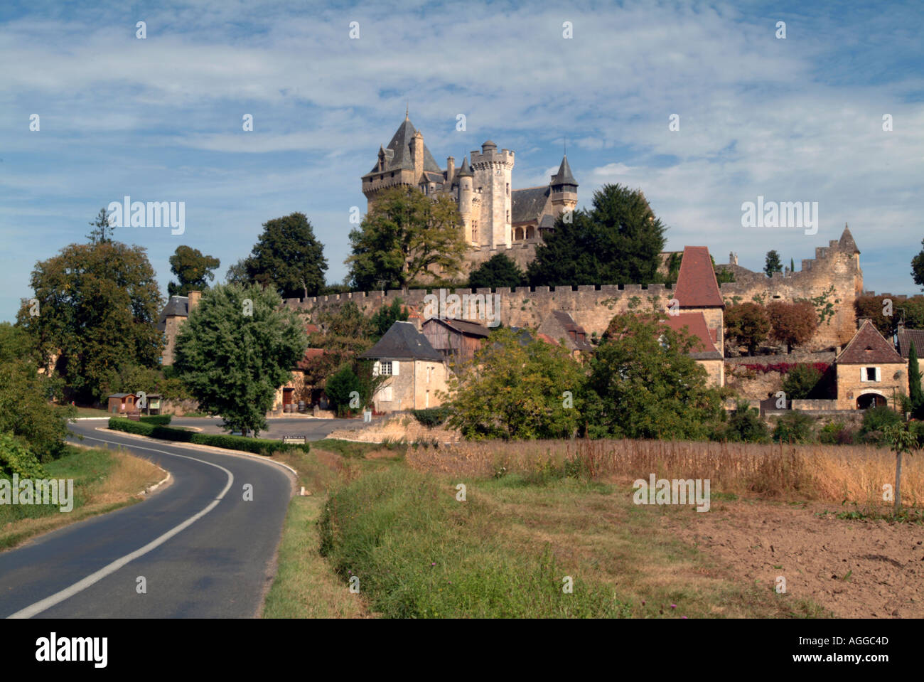 Chateau de Montfort France Stock Photo