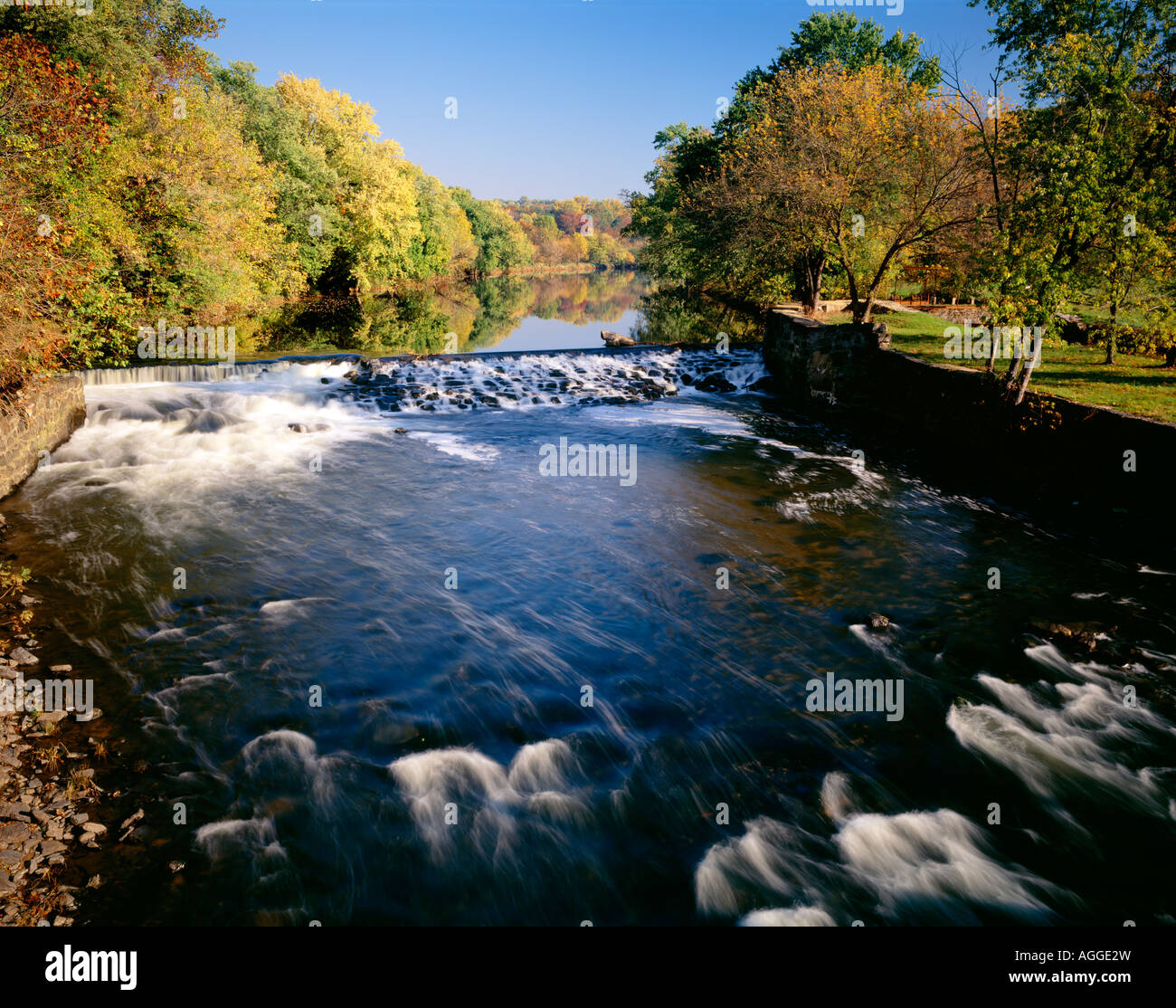 ROCKLAND FALLS ALONG BRANDYWINE CREEK BY BRANDYWINE CREEK STATE PARK