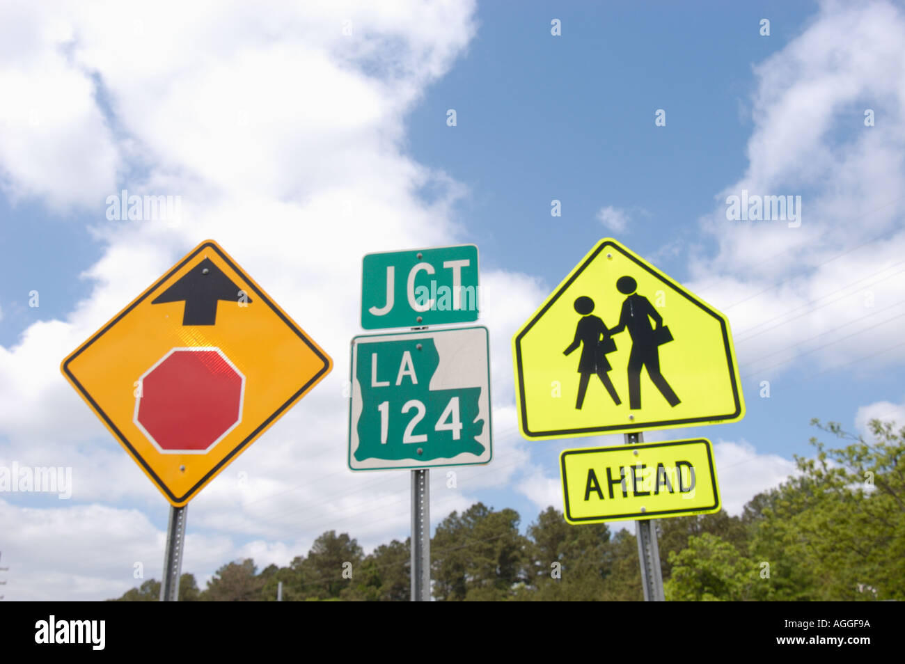 Road signs Monroe County Louisiana Stock Photo Alamy