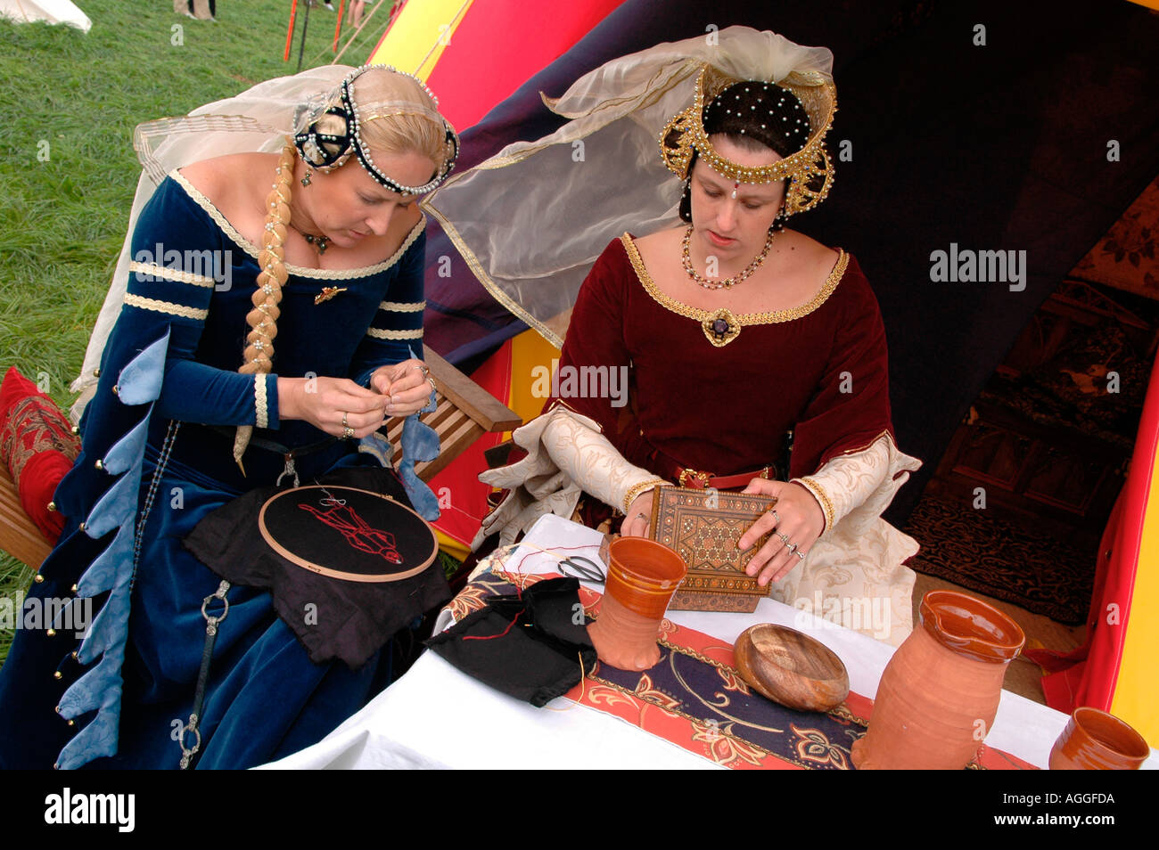 The Medieval Society recreate life in the 14th century in a