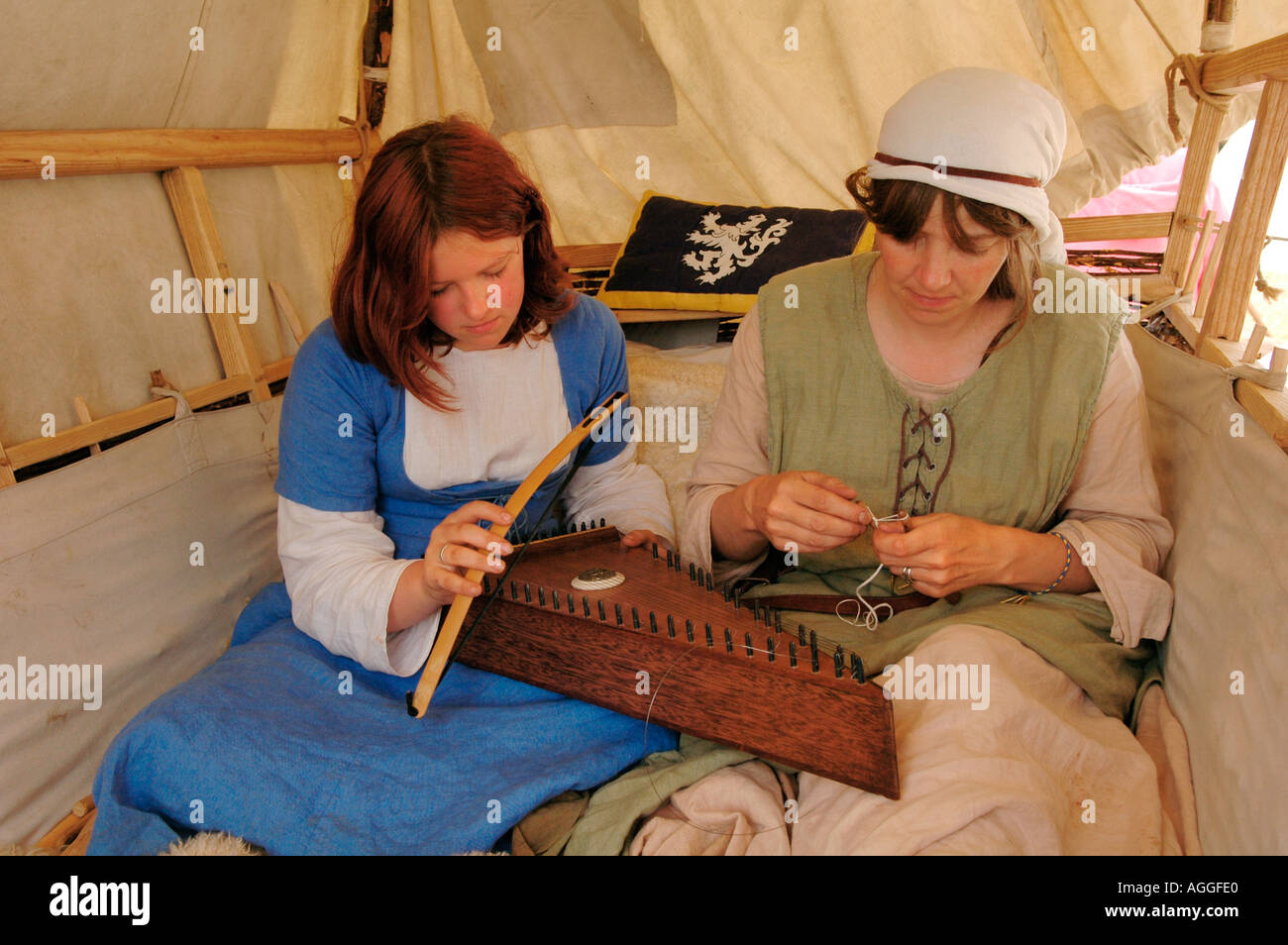 The Medieval Society recreate life in the 14th century in a