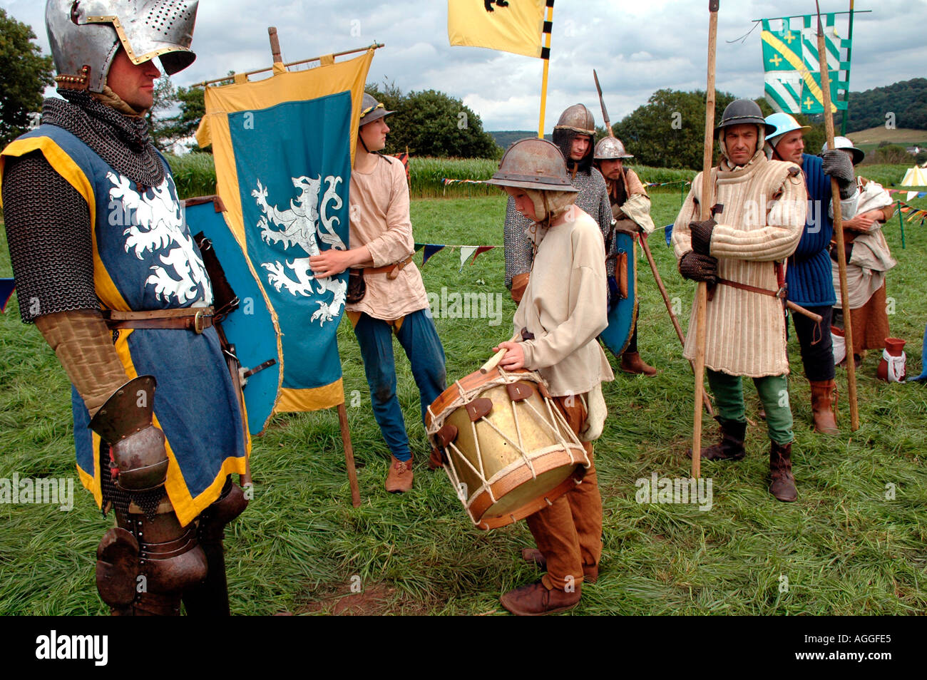 Preparing for battle The Medieval Society recreate life in