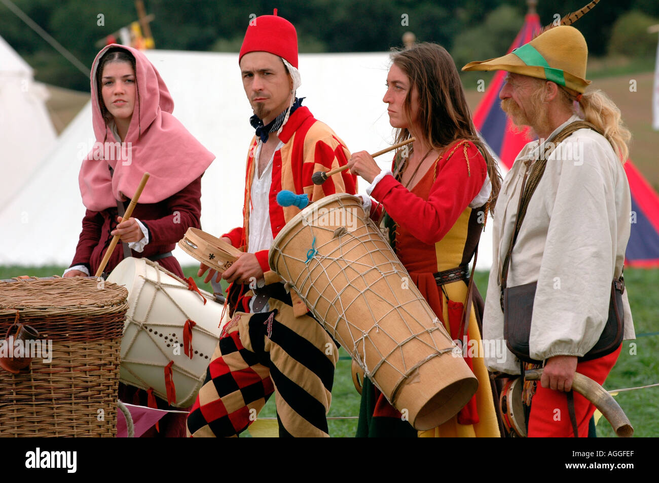 Musicians of The Medieval Society recreate life in the 14th