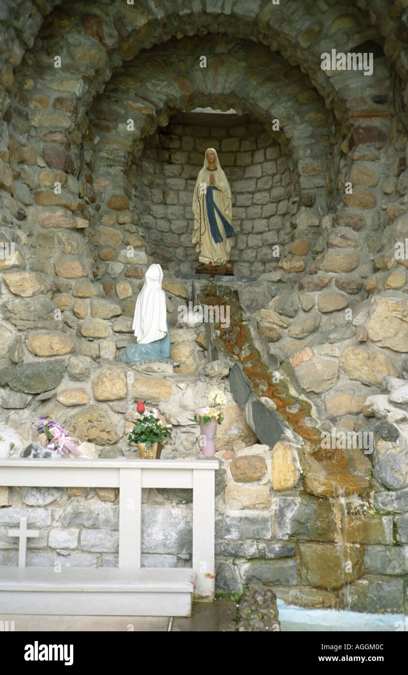Our Lady of Fatima Shrine St Francis of Assisi Church Auburn NY USA Stock Photo