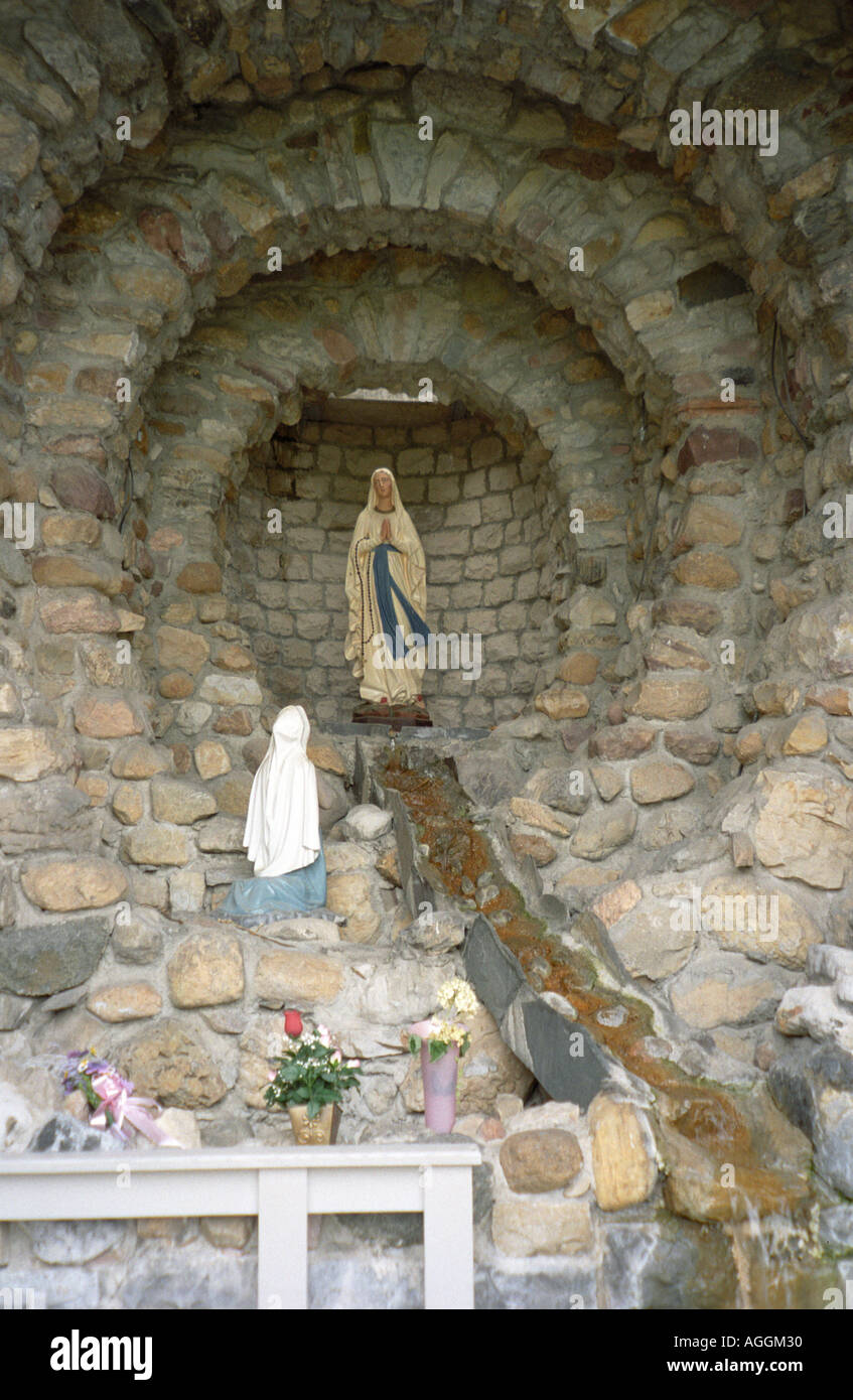 Our Lady of Fatima Shrine St Francis of Assisi Church Auburn NY USA Stock Photo