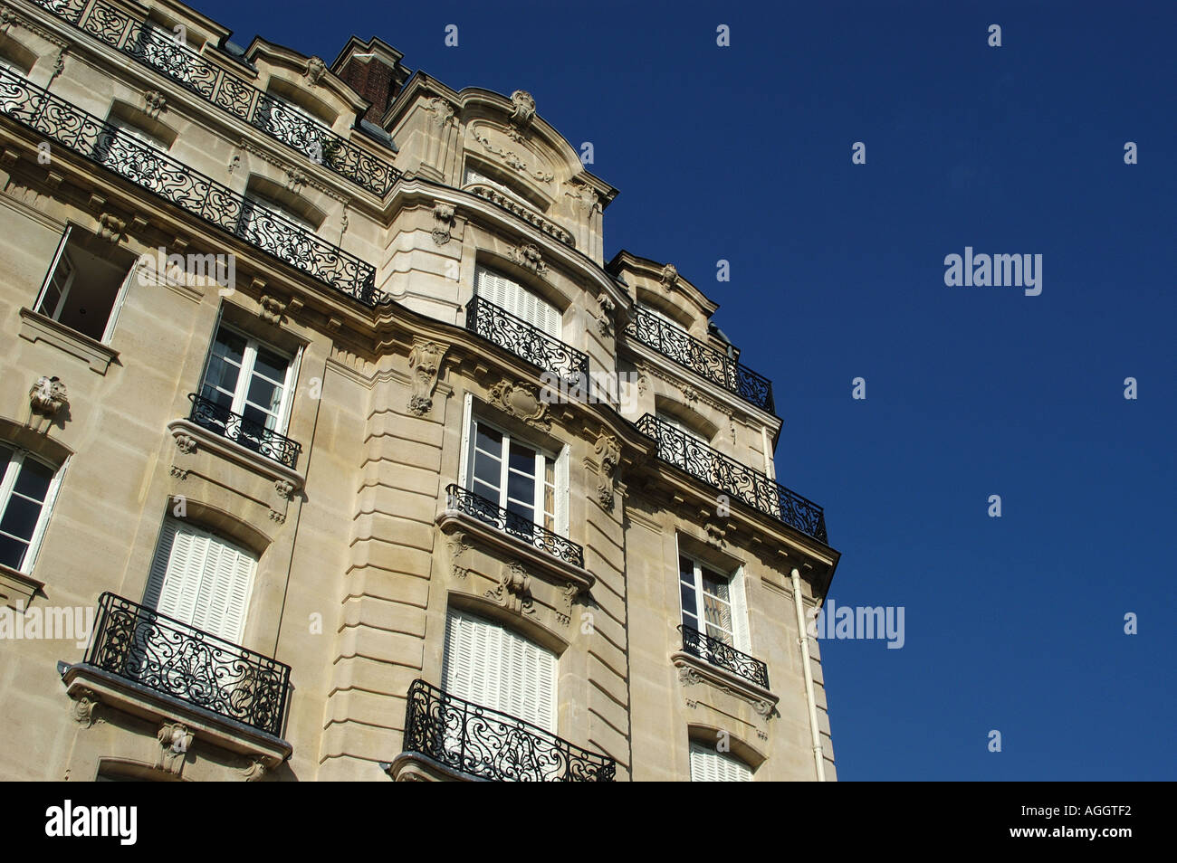Architecture of Ile st Louis Paris France Stock Photo