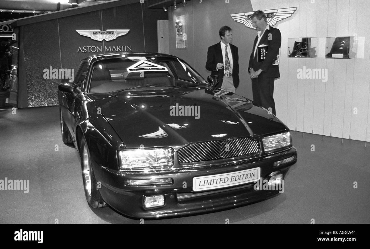 Aston Martin car at the motor show at the NEC in Birmingham Stock Photo