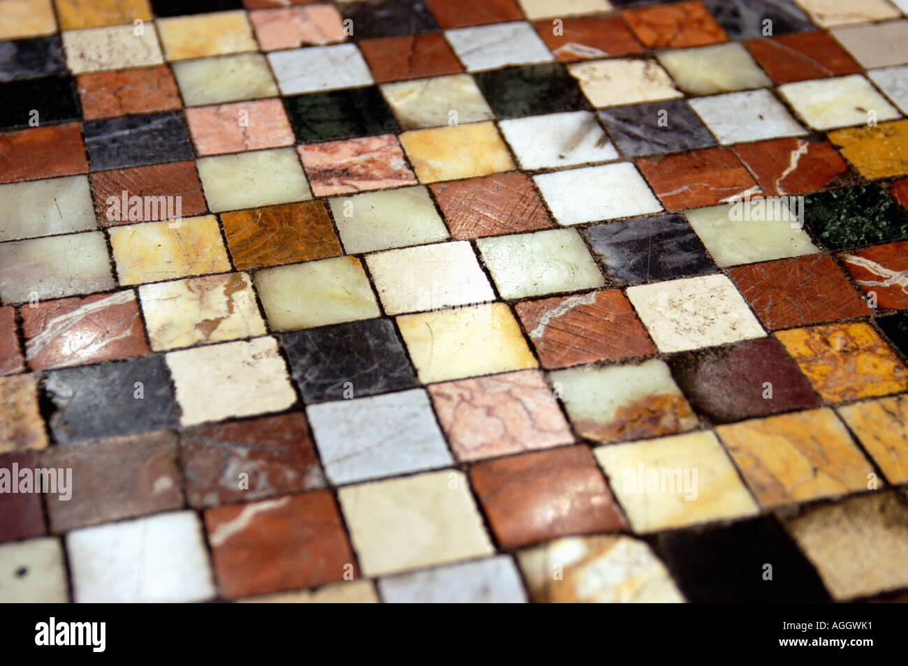 mosaic on floor, Rome, Italy Stock Photo
