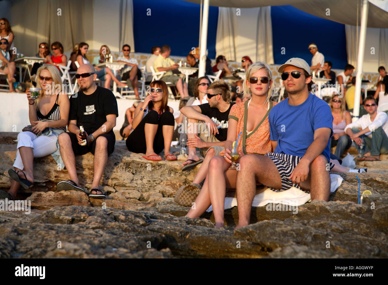 Ibiza club sunglasses hi-res stock photography and images - Alamy