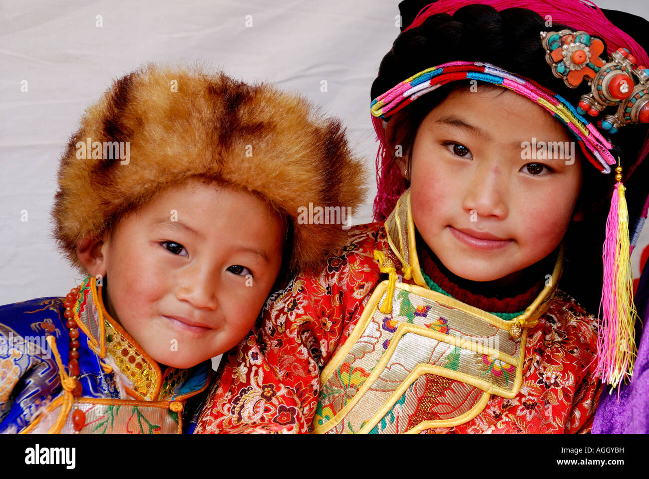 children during a wedding ceremonie in Sichuan procince / China,brother