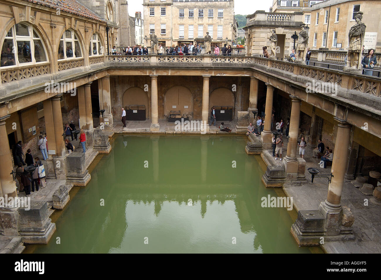 The Roman Baths Bath United Kingdom Stock Photo Alamy