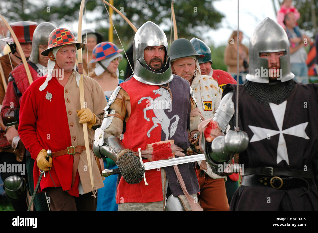 Chain mail mediaeval medieval re enactment reenactment hires stock