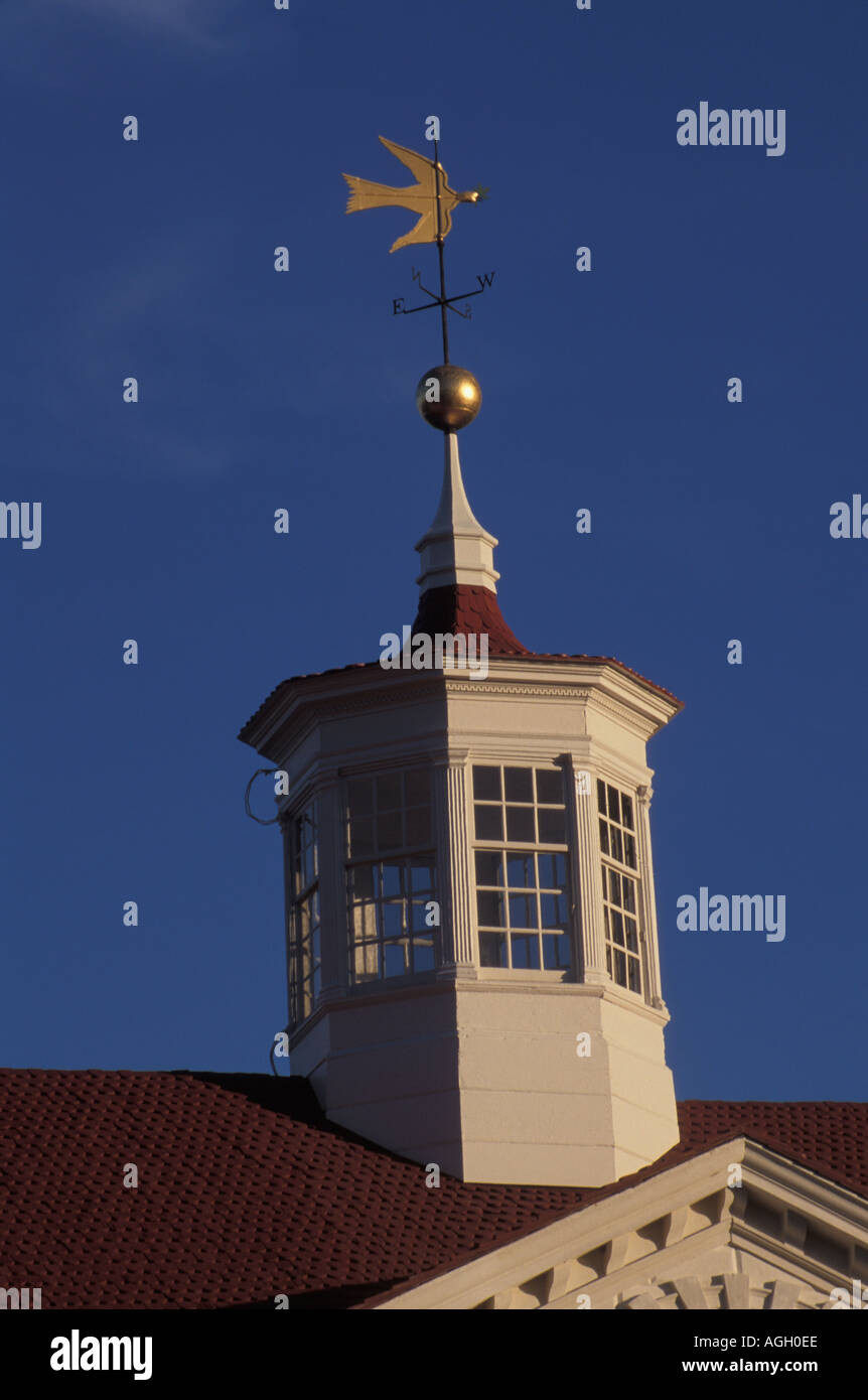 Weathervane atop cupola on Washington s colonial home at Mount