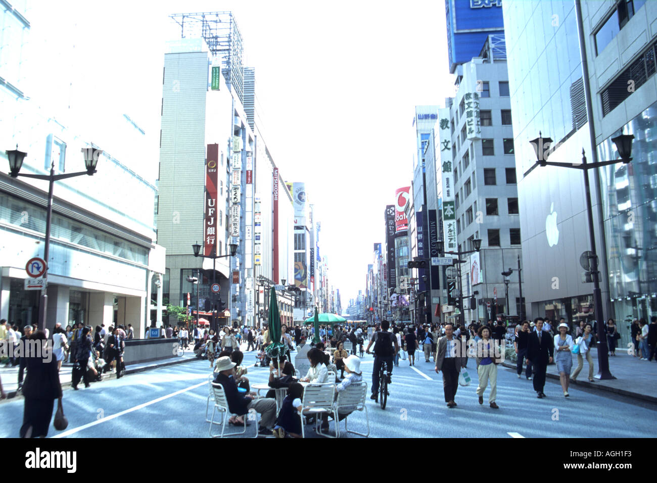 The Ginza Tokyo Japan Stock Photo - Alamy
