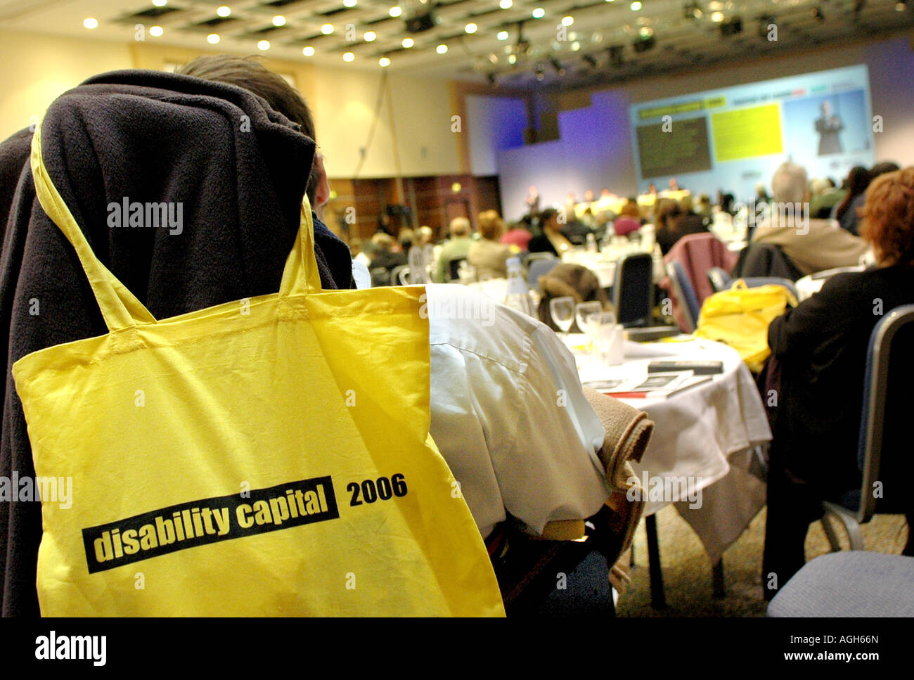 Disabled wheelchair user attending at the Disability Capital Conference