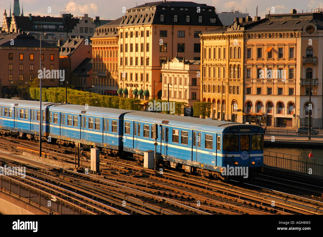 commuter train, Stockholm, Sweden Stock Photo - Alamy