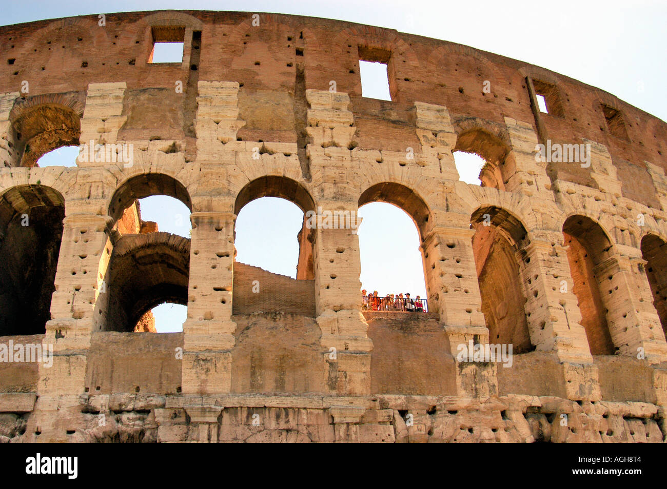 view of Colosseum, Rome, Italy Stock Photo