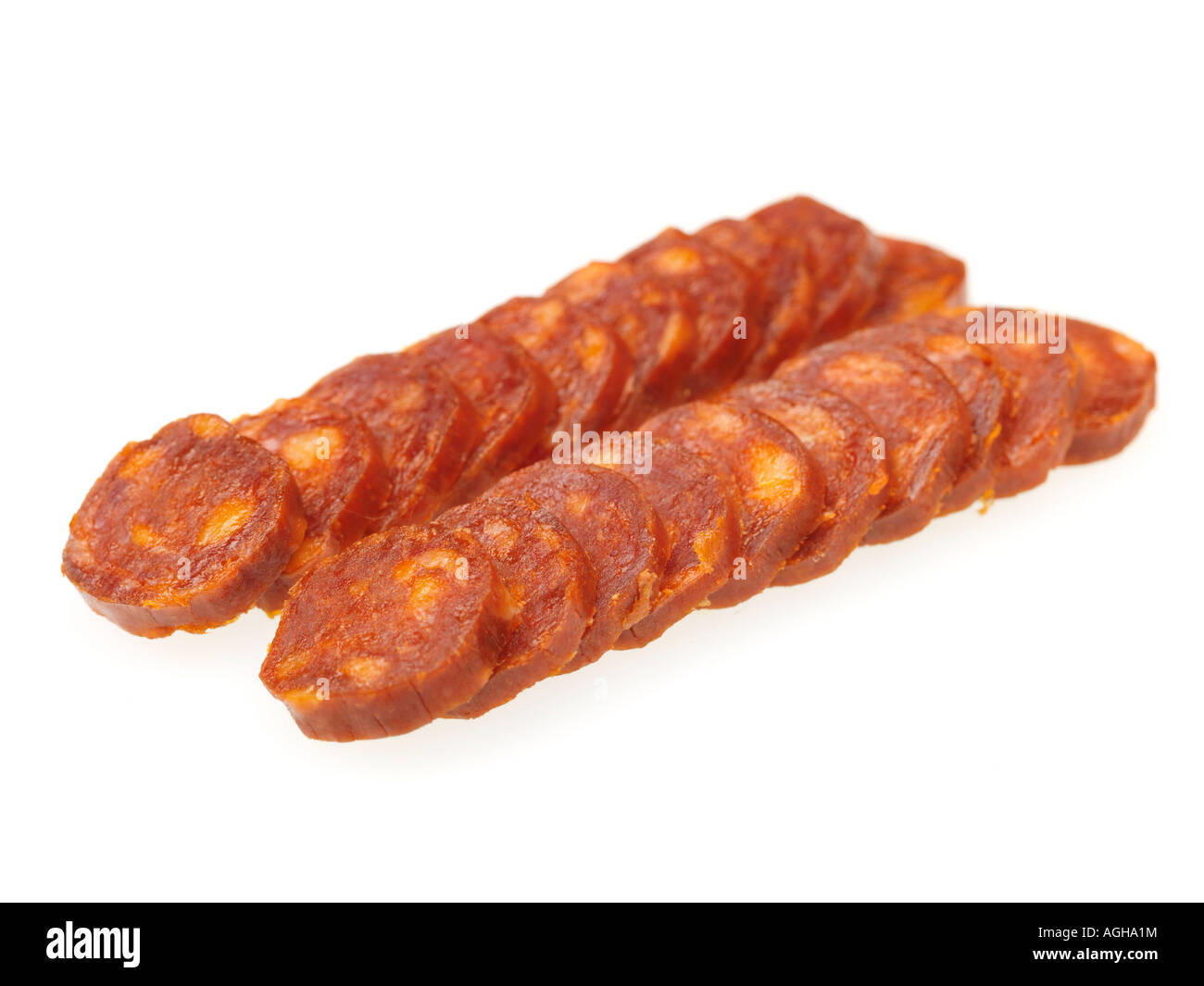 Mini Chorizo Sausage Stock Photo Alamy