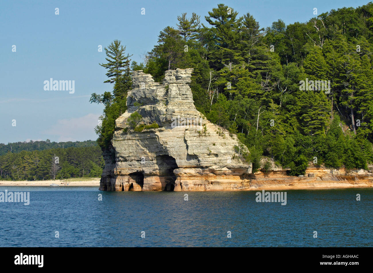 Pictured Rocks National Lakeshore at Munising Michigan Upper Peninsula