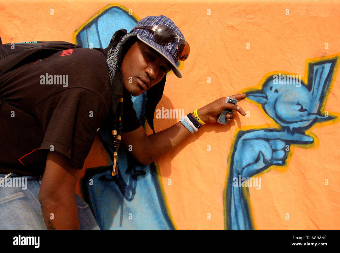 Young rap & hip hop musician at Brockwell Park concert Stock Photo - Alamy