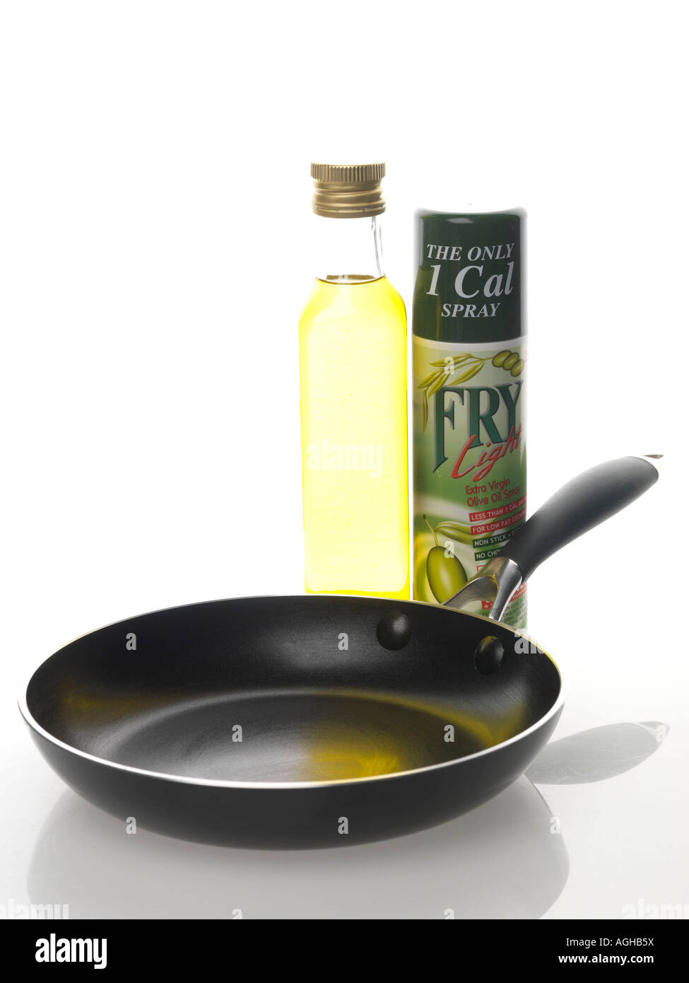 Frying Pan and Cooking Oil Stock Photo Alamy