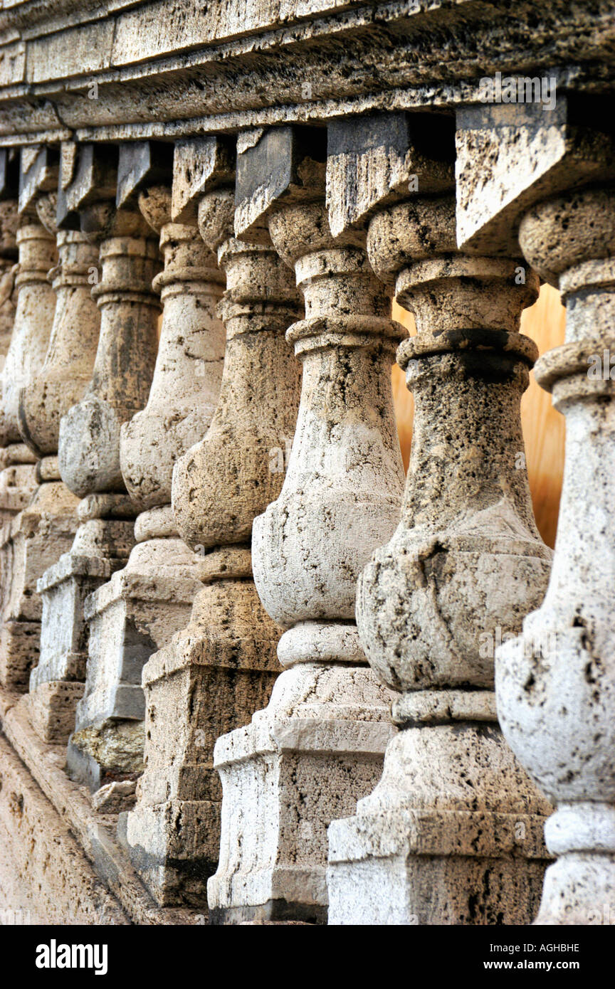 ancient stair rail, Spanish steps, Rome, Italy Stock Photo - Alamy