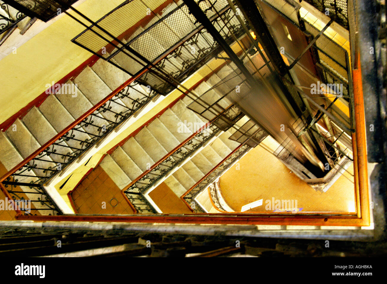 oldfashioned elevator, Rome, Italy Stock Photo 8121721 Alamy