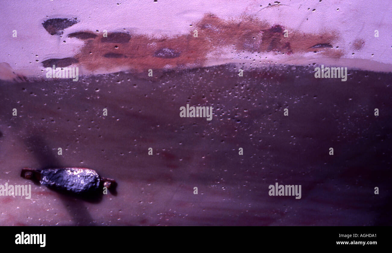 osmosis on boat hull Stock Photo Alamy