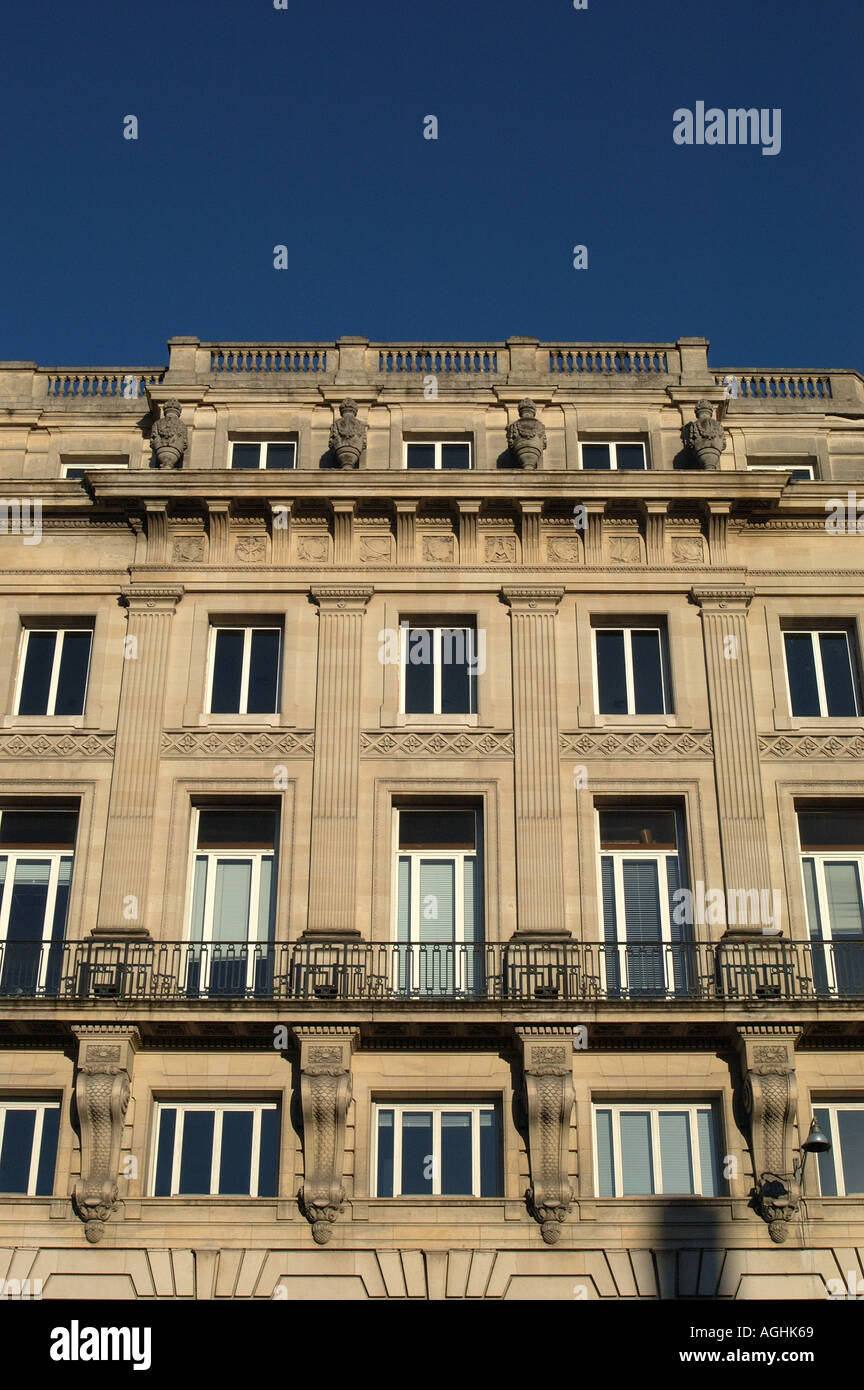 Neoclassical architecture Bordeaux France Stock Photo