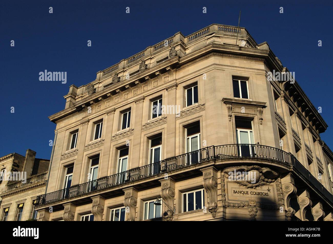 Neoclassical architecture Bordeaux France Stock Photo