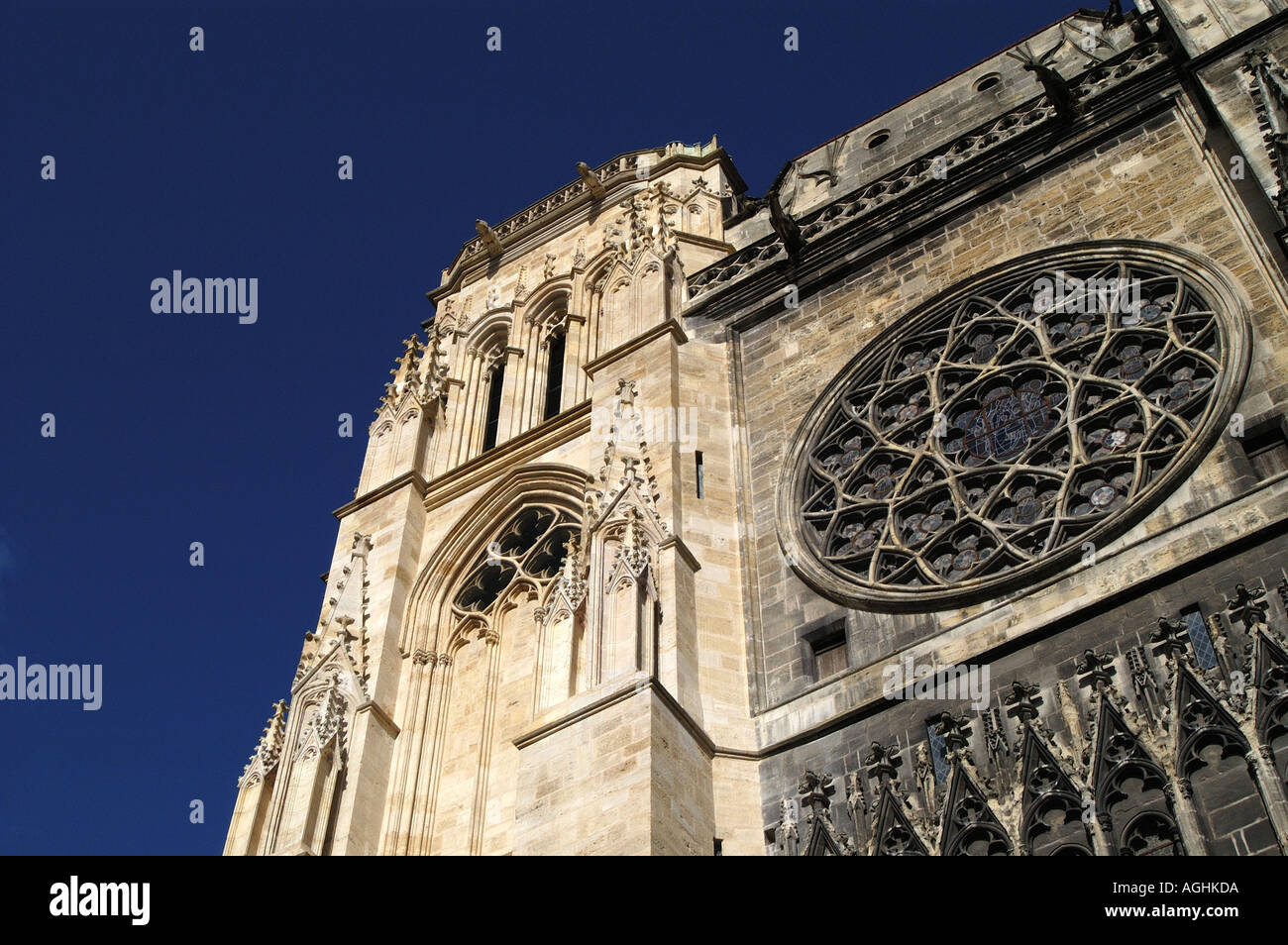 Cathedrale St Andre Bordeaux France Stock Photo